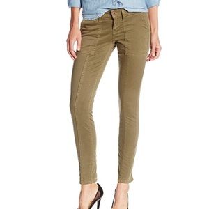 Lucky Brand Charlie Skinny Utility olive pants